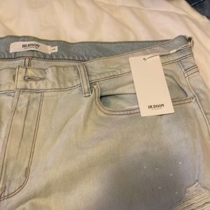 Hudson ripped Jeans straight legged
